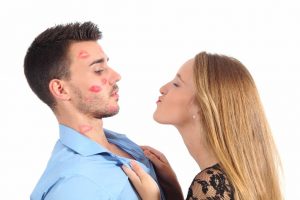 Woman Trying To Kiss A Man Desperately